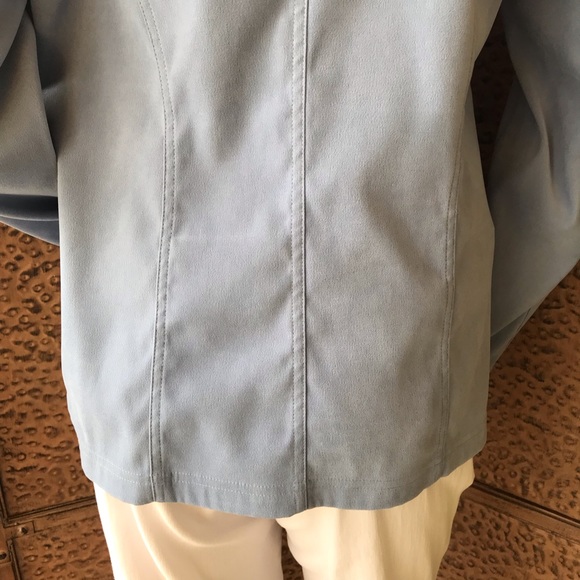 Pale blue soft blazer/jacket - Picture 6 of 8